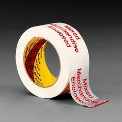 Scotch® Printed Message Box Sealing Tape 3775, White, 48 mm x 100 m