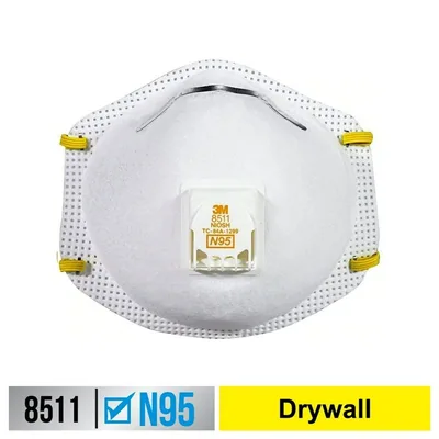 3M™ Drywall Sanding Valved Respirator 8511D2-DC-PS