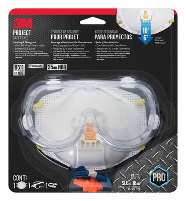 Kit de Seguridad de Proyecto 3M™ con Respirador Valvulado, Proyecto H1DC-PS