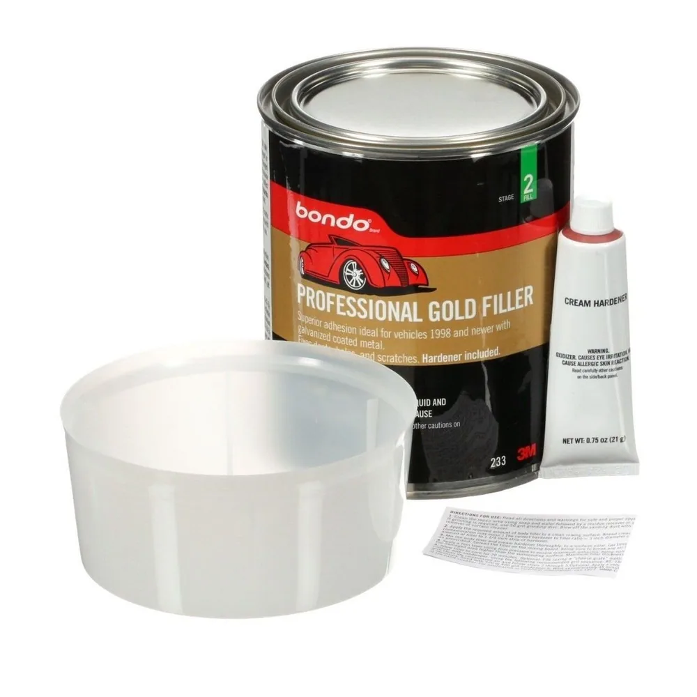 Bondo® Professional Gold Filler, 00233, 1 Quart