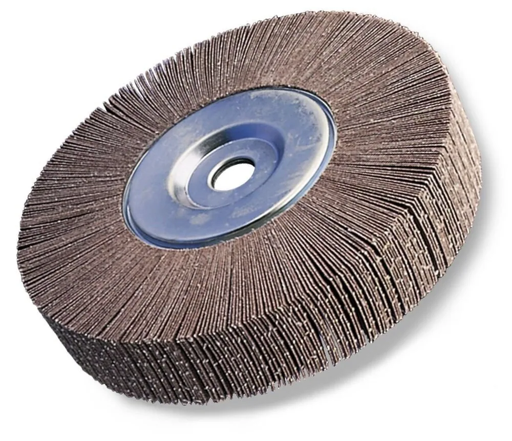Rueda de Láminas 3M™ Flap Wheel 741A, 6 in x 1-1/2 in x 1 in 60 X-weight