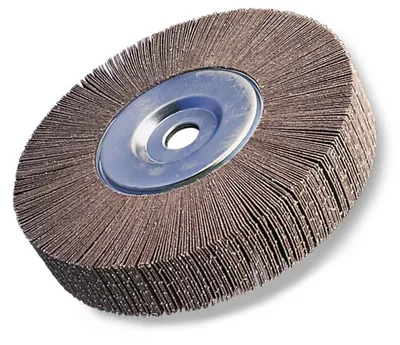 Rueda de Láminas 3M™ Flap Wheel 741A, 6 in x 1-1/2 in x 1 in 60 X-weight