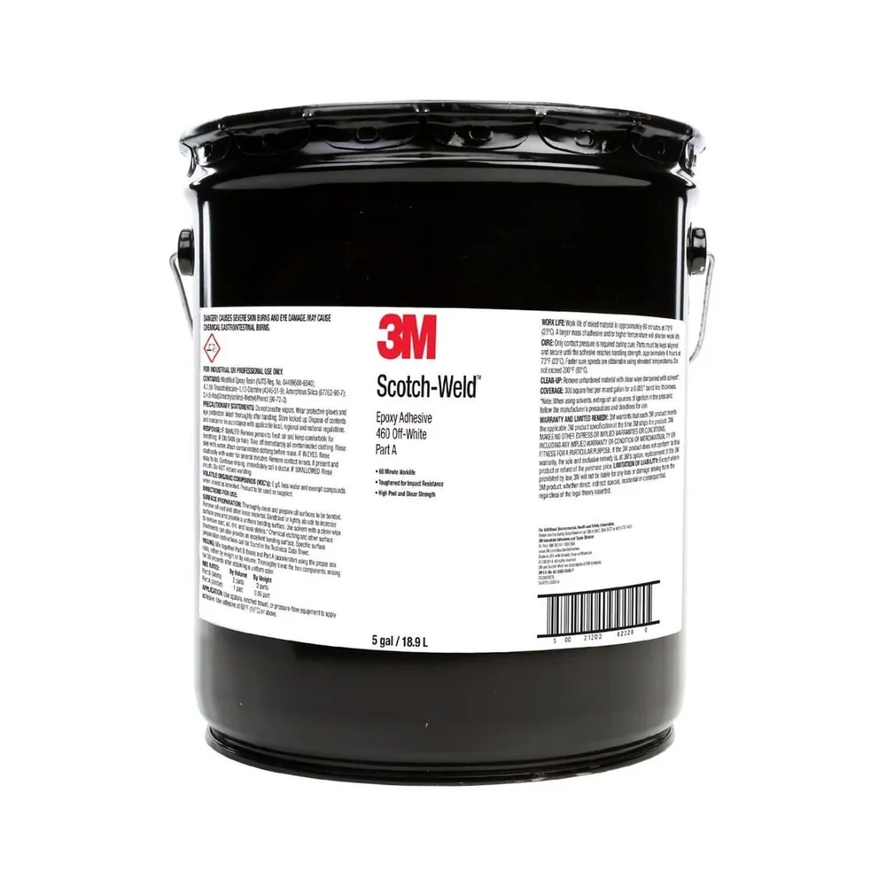 Adhesivo Epóxico 3M™ Scotch-Weld™ 460, Blanco Hueso, Parte A, 5 Galones (Bote)