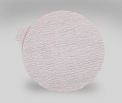 3M™ Microfinishing PSA Film Disc 366L, 60 Mic 3MIL, Type D, 5 in x NH, Die 500X