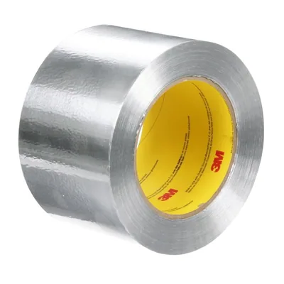3M™ Cinta de Papel de Aluminio 425, Plateado, 3 in x 60 yd, 4.6 mil