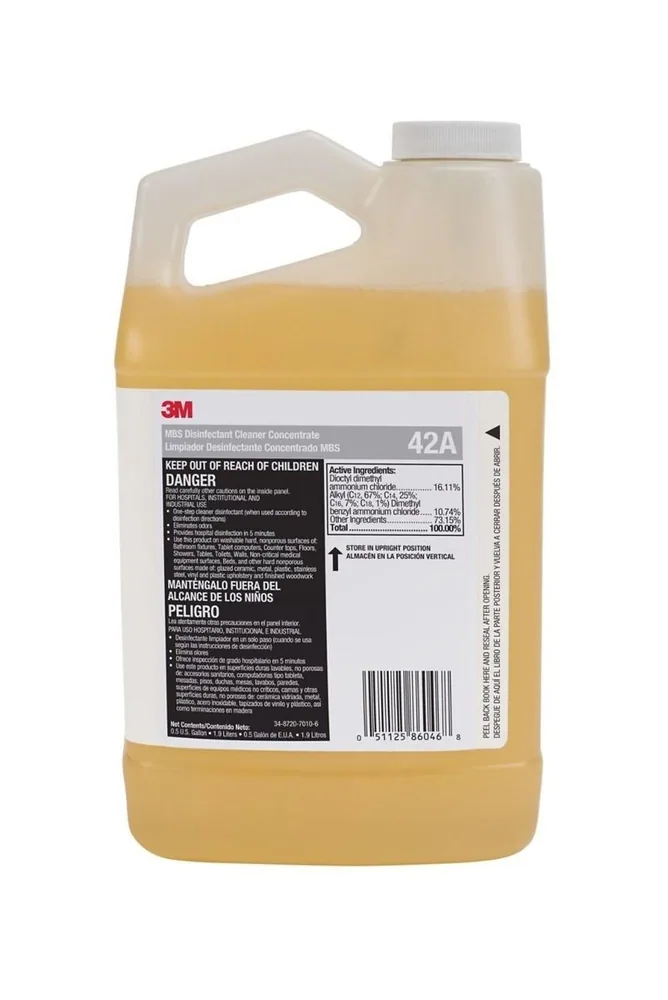 3M™ Limpiador Desinfectante MBS Concentrado 42A, 0.5 Galón