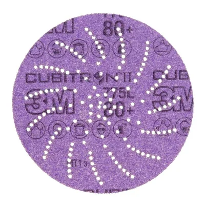 3M Xtract™ Cubitron™ II Film Disc 775L, 80+, 5 in, Die 500LG