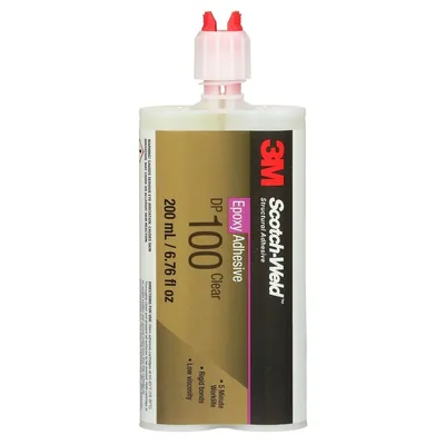 Adhesivo Epóxico 3M™ Scotch-Weld™ DP100, Transparente, 200 mL Duo-Pak