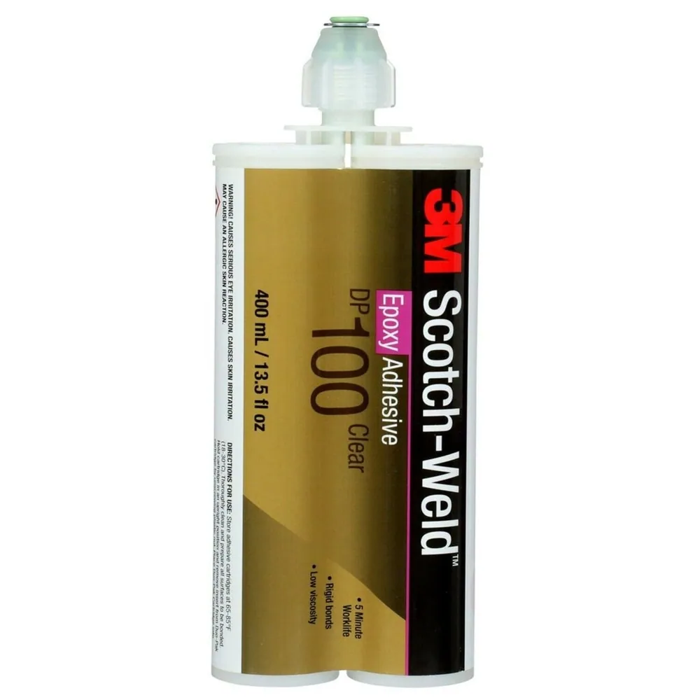 Adhesivo Epóxico 3M™ Scotch-Weld™ DP100, Transparente, 400 mL Duo-Pak
