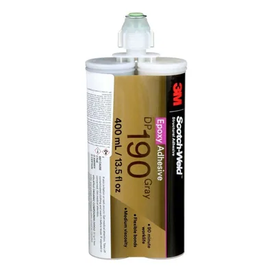 Adhesivo Epóxico 3M™ Scotch-Weld™ DP190, Gris, 400 mL Duo-Pak