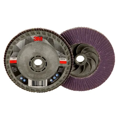 3M™ Flap Disc 769F, 120+, T29 Quick Change, 4-1/2 in x 5/8 in-11