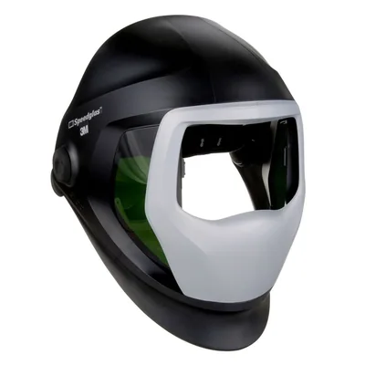 3M™ Casco de Soldar Speedglas™ 9100 06-0300-51SW, con Ventanas Laterales, Banda para la Cabeza y Panel Frontal Plateado