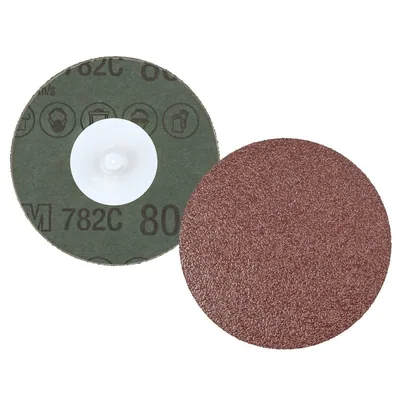 3M™ Roloc™ Fibre Disc 782C, 80+, TR, 2 in, Die R200P
