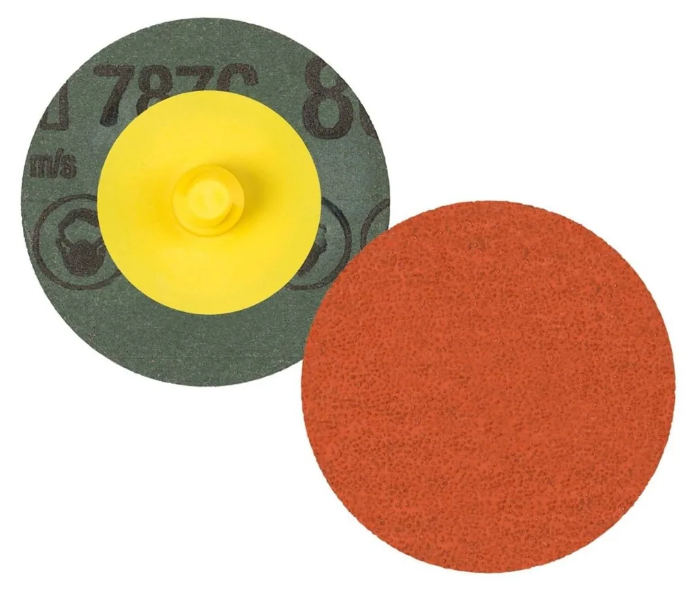 Disco de Fibra 3M™ Roloc™ 787C, 80+, TR, 4 in, Die R400BB