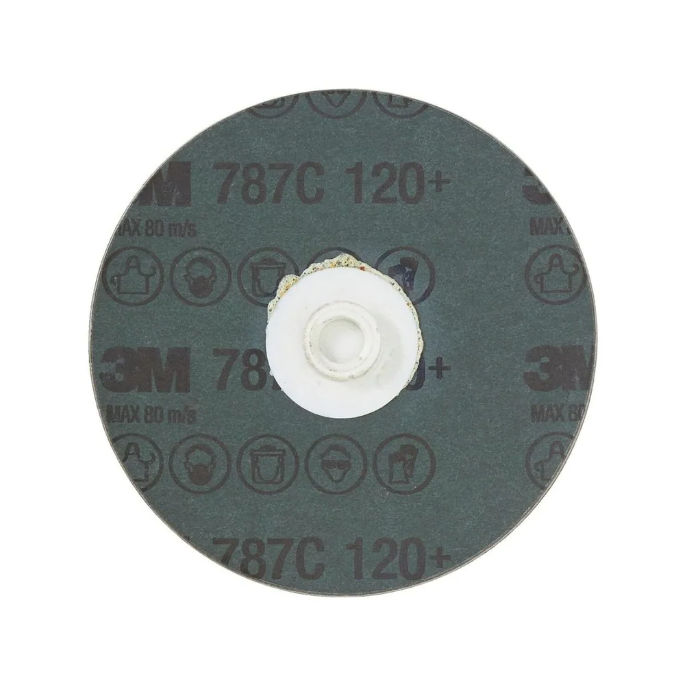Disco de Fibra 3M™ Roloc™ 787C, 120+, TS, 4 in, Die RS400BB