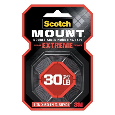 Scotch-Mount™ Extreme Double-Sided Mounting Tape 414H-DC, 1 in x 60 in (2,54 cm x 1,52 m)
