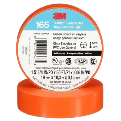 165OR4A Cinta Vinilo Temflex™ 3/4 in x 60 ft