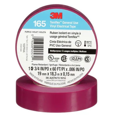 165PR4A Cinta Vinilo Temflex™ 3/4 in x 60 ft