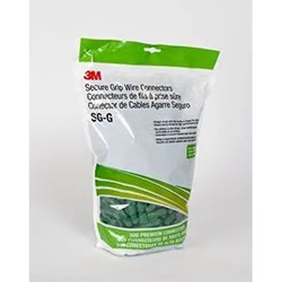 3M™ Secure Grip Wire Connector SG-G BAG, Green Grounding