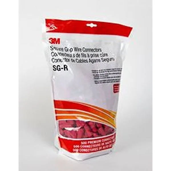 Conector de cable 3M™ Secure Grip SG-R BOLSITA, Rojo