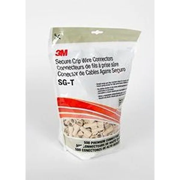 Conector de cable 3M™ Secure Grip SG-T BOLSA, Tostado