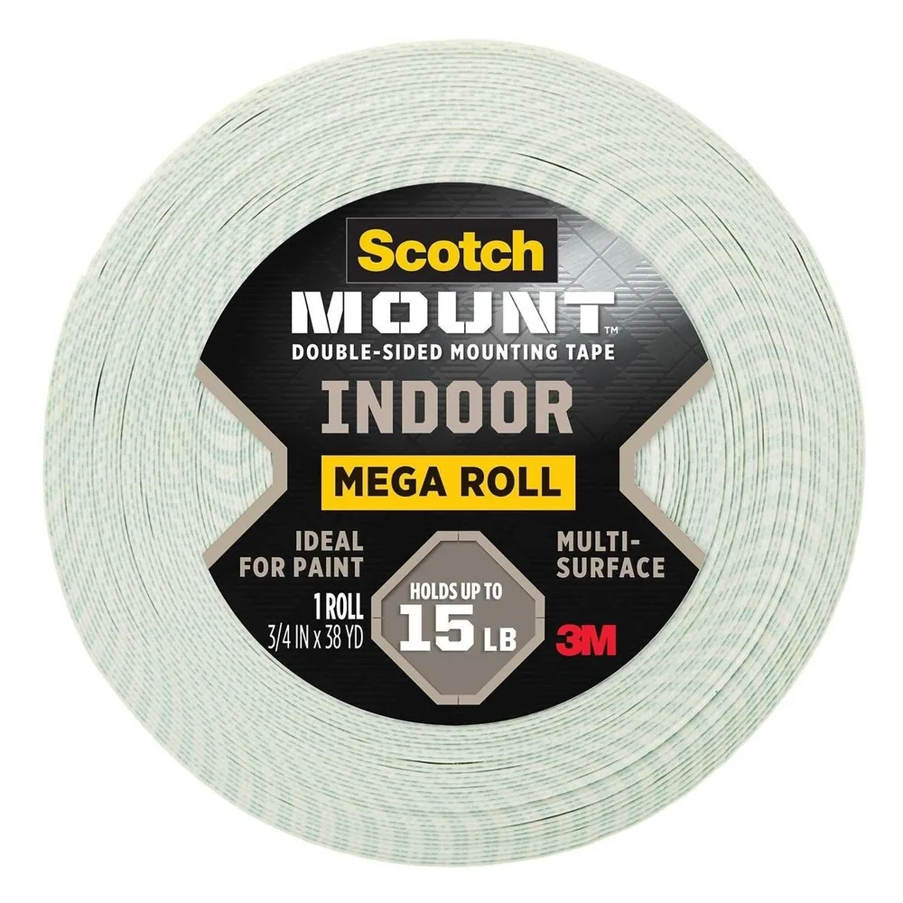 Cinta de Montaje Doble Cara Scotch-Mount™ Interior 110H-MR, 3/4 in x 38 yd (1.9 cm x 34.75 m)