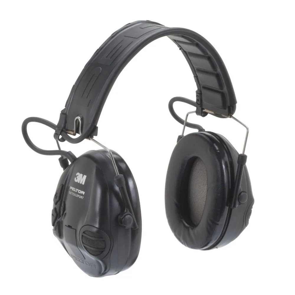 Audífono Electrónico 3M™ PELTOR™ Tactical Sport™ MT16H210F-SV, Diadema Plegable, Negro