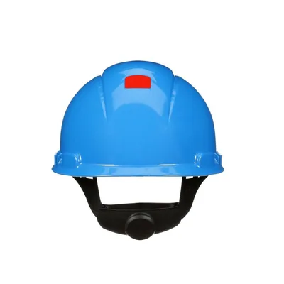 Casco 3M™ Secure Fit™ H-703SFR-UV, Azul, Suspensión trinquete de difusión de presión de 4 puntos, con UVicator