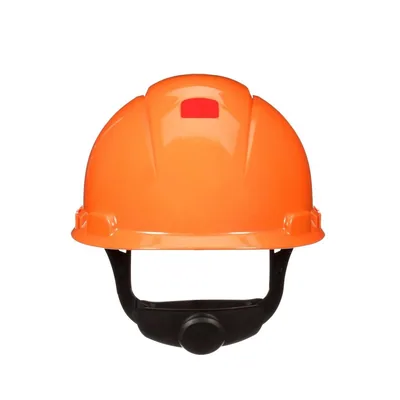 Casco 3M™ Secure Fit™ H-706SFR-UV, Naranja, Suspensión trinquete de difusión de presión de 4 puntos, con UVicator