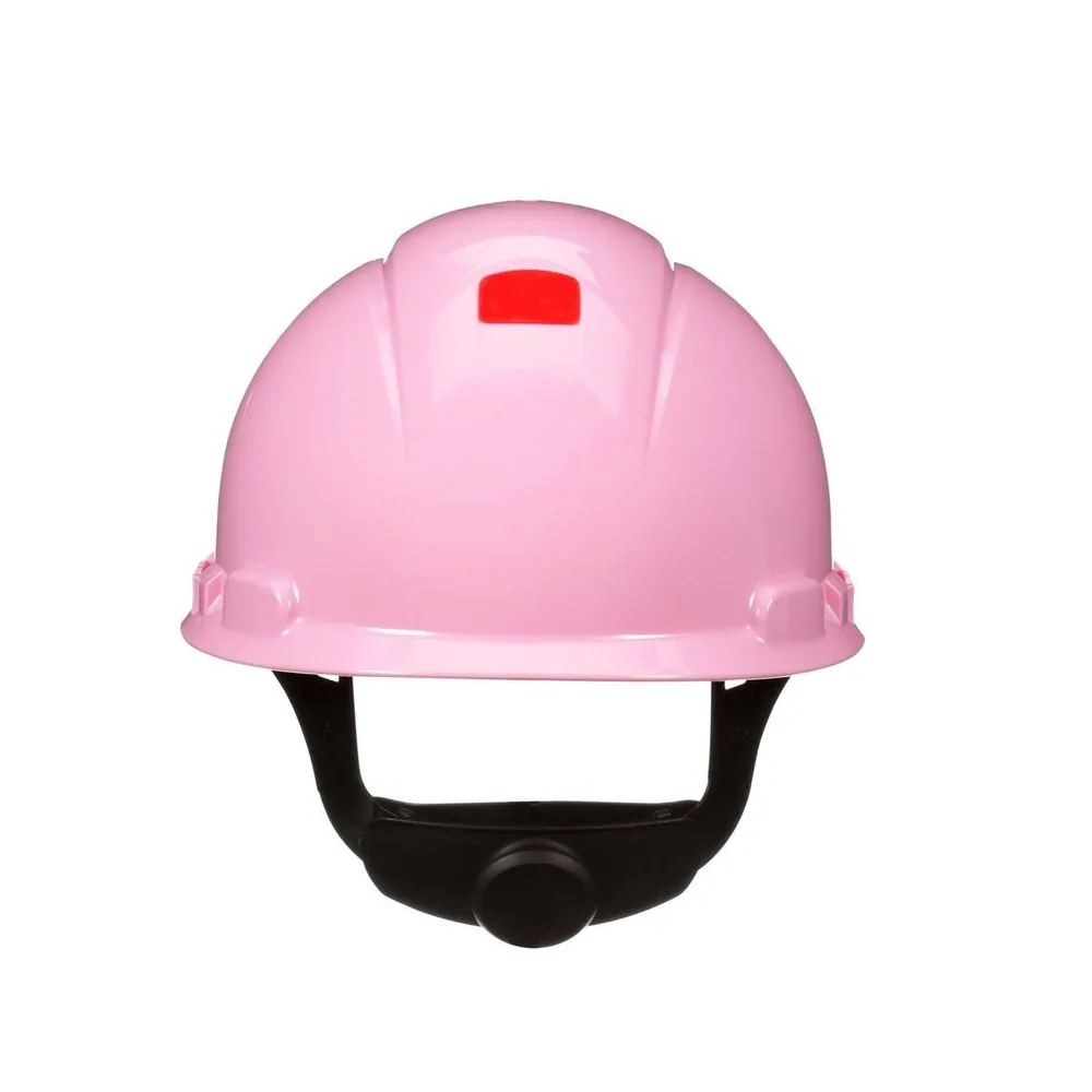 Casco 3M™ Secure Fit™ H-713SFR-UV, Rosa, Suspensión trinquete de difusión de presión de 4 puntos, con Uvicator