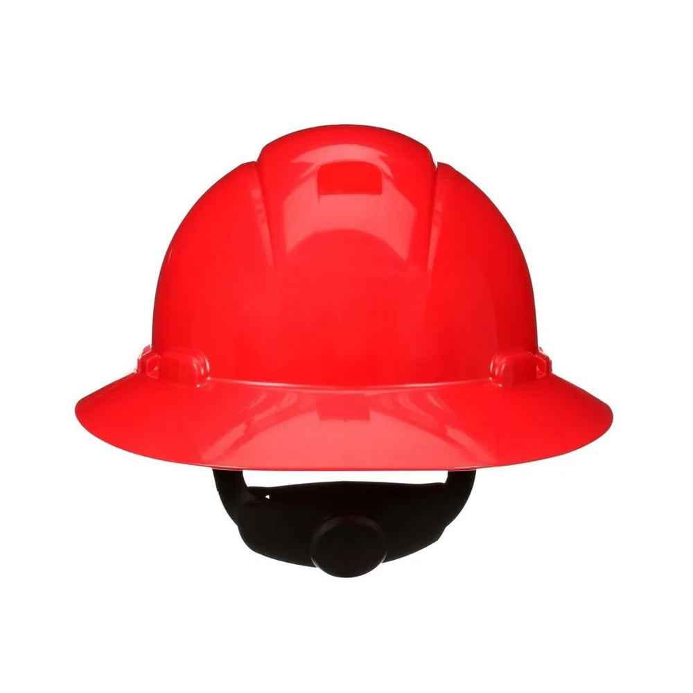 Casco 3M™ Secure Fit™ ala completa H-805SFR-UV, Rojo, Suspensión trinquete de difusión de presión de 4 puntos, con Uvicator