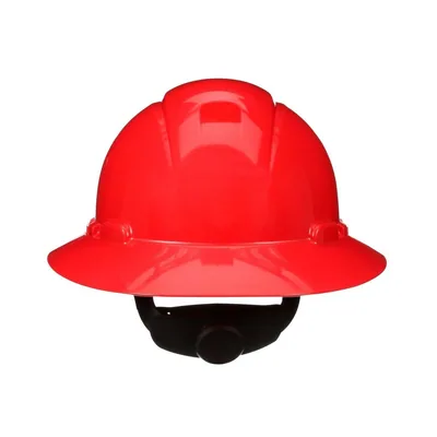 Casco 3M™ Secure Fit™ ala completa H-805SFR-UV, Rojo, Suspensión trinquete de difusión de presión de 4 puntos, con Uvicator
