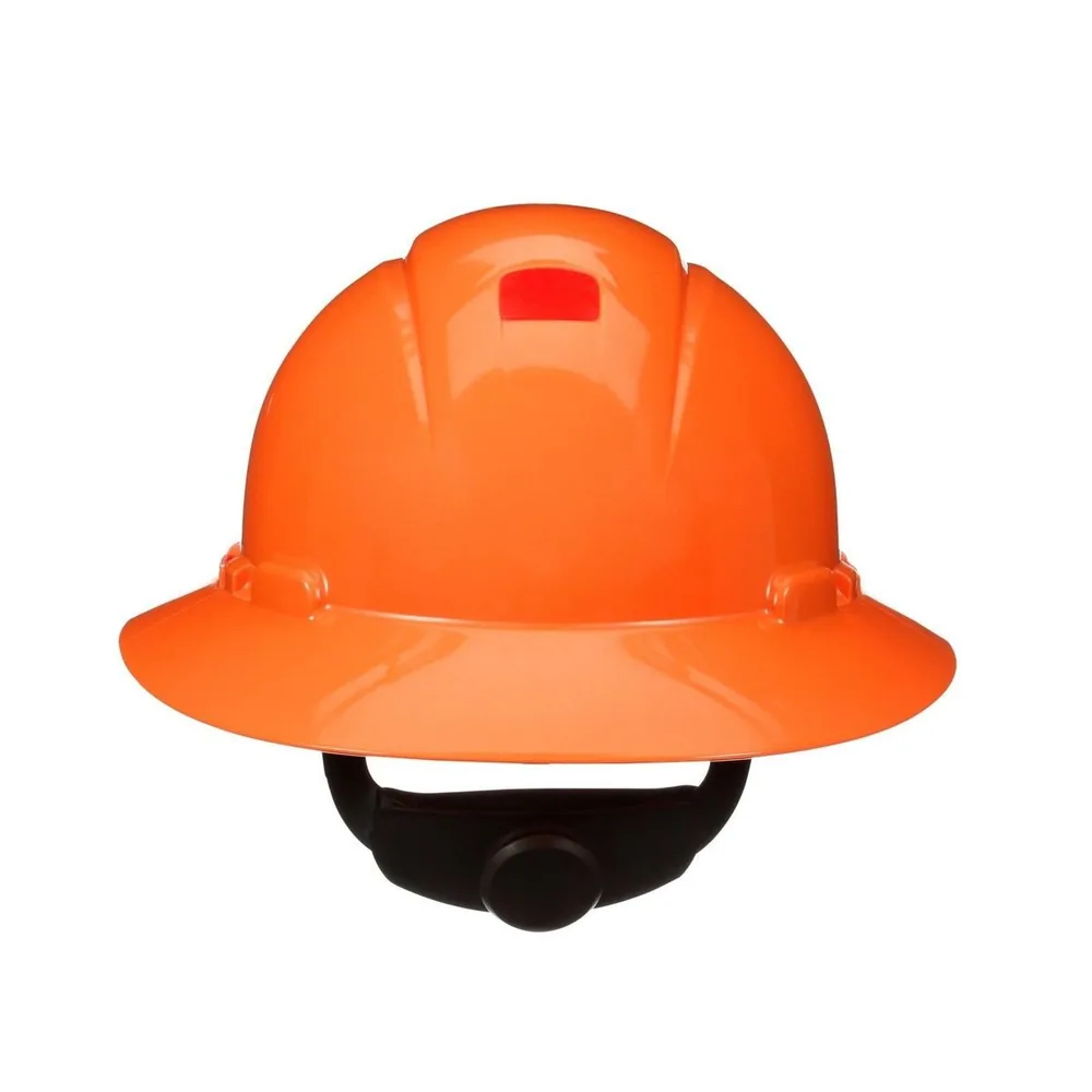 Casco 3M™ Secure Fit™ ala completa H-806SFR-UV, Naranja, Suspensión trinquete de difusión de presión de 4 puntos, con Uvicator