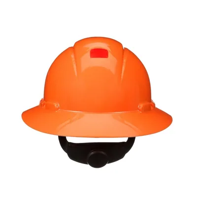Casco 3M™ Secure Fit™ ala completa H-806SFR-UV, Naranja, Suspensión trinquete de difusión de presión de 4 puntos, con Uvicator