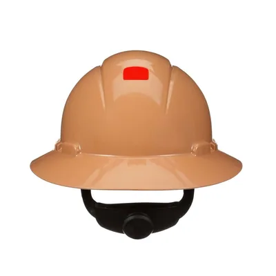 Casco 3M™ Secure Fit™ ala completa H-811SFR-UV, Tostado, Suspensión trinquete de difusión de presión de 4 puntos, con Uvicator