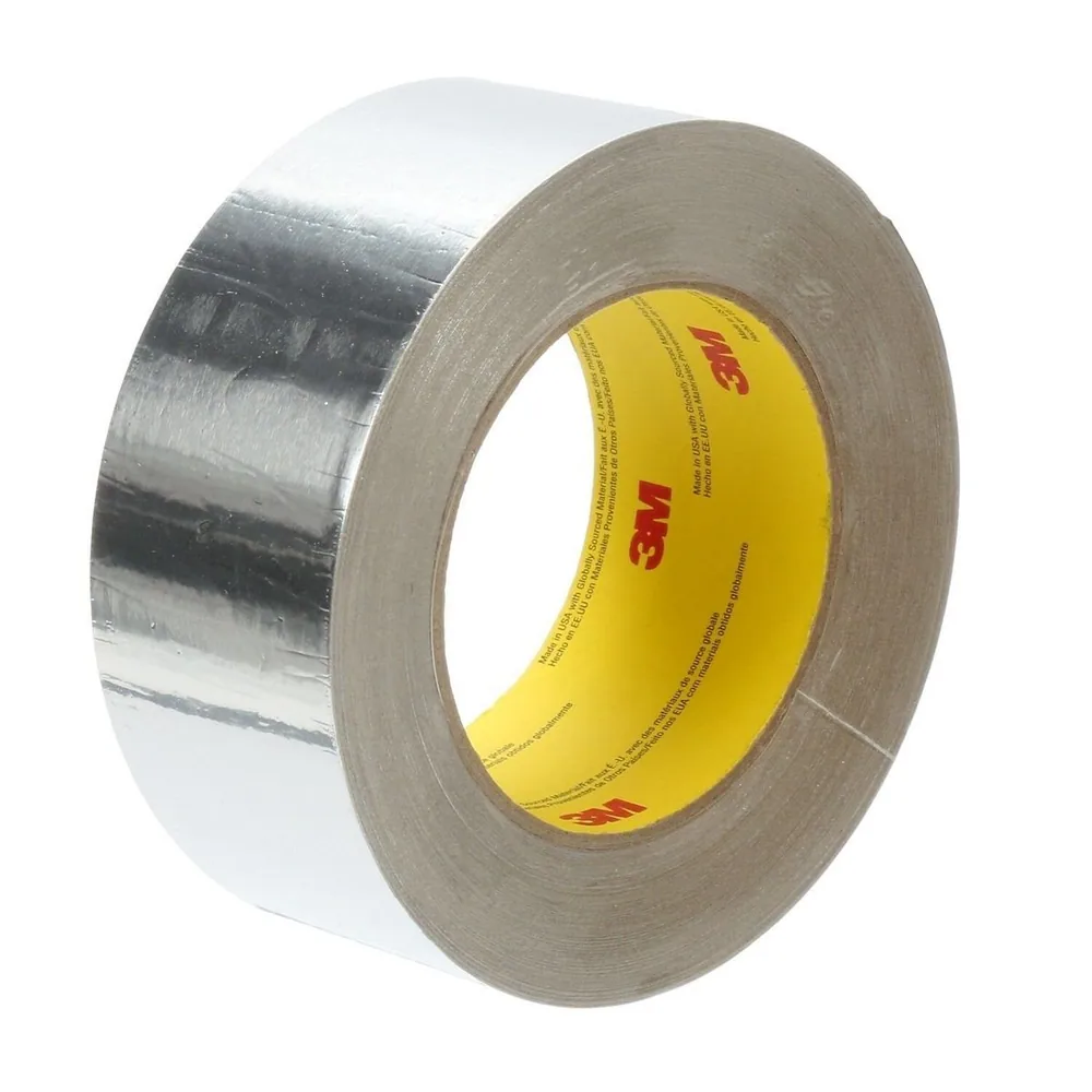 Cinta de Lámina de Aluminio Venture Tape™ 3M™ 1521CW, Plateada, 48 mm x 45.7 m, 2.8 mil