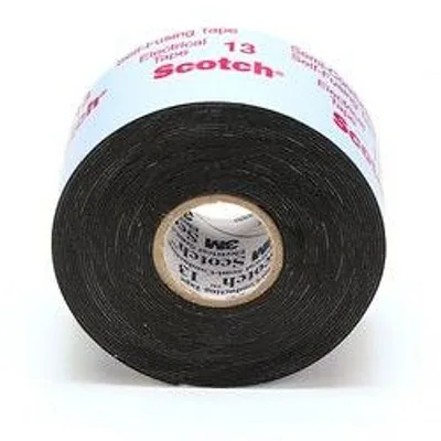 Scotch® Electrical Semi-Conducting Tape 13, 1-1/2 in x 15 ft, Printed, Black