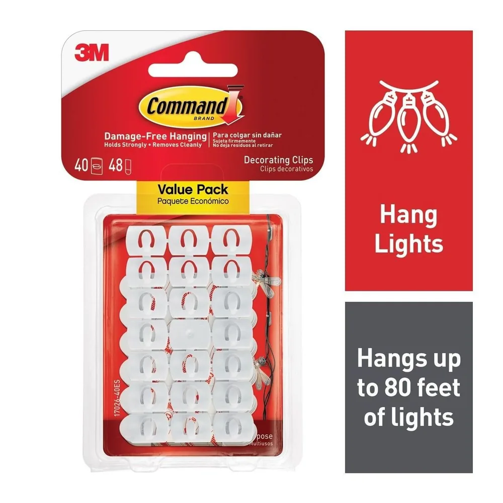 Command™ Decorating Clips Value Pack 17026-40ES