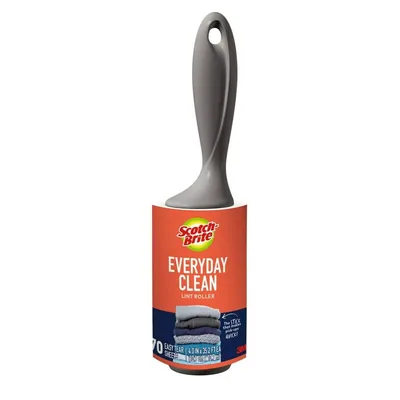 Rodillo Quitapelusas Scotch-Brite™ Everyday Clean 836RS-70, 4 in x 35.2 ft (10.1 cm x 10.7 m), 6/1