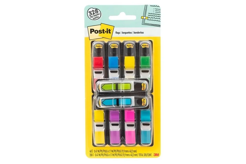Banderitas Post-it® 683-VAD1, .47 in x 1.7 in Surtidas