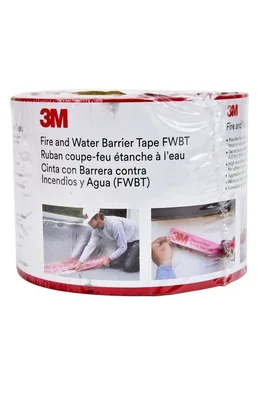 Cinta Barrera de Fuego y Agua 3M™ FWBT4, 4 in x 75 ft