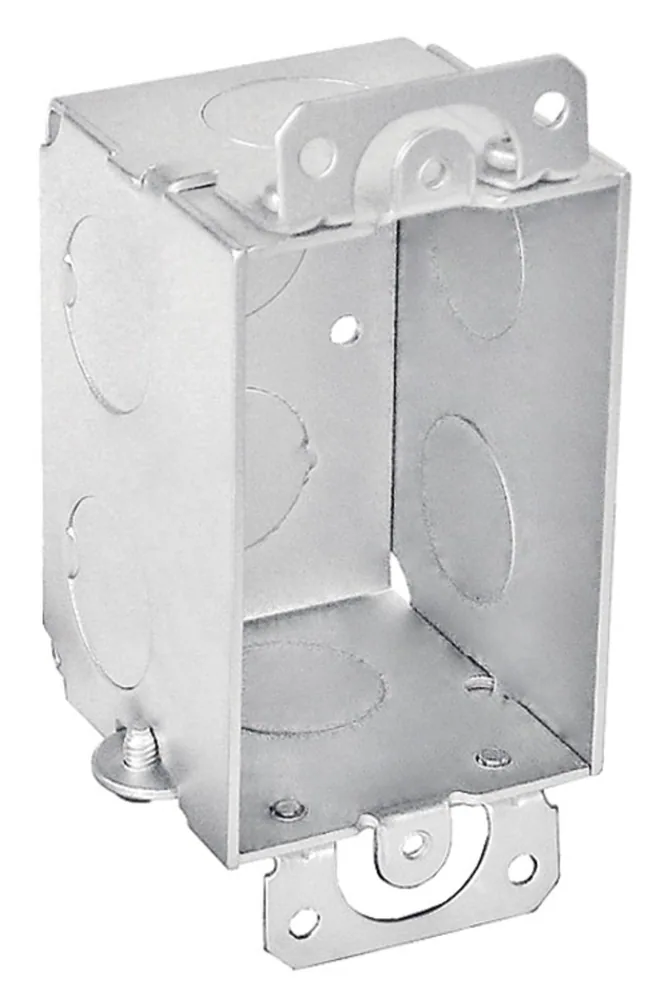 3" X 2" Switch Box, 2" Deep - Gangable, W/ Conduit KO's