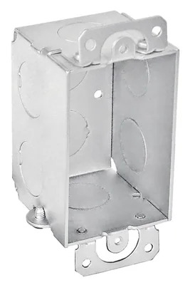 Caja de Interruptor 3" X 2", 2" de Profundidad - Acoplable, con Salidas para Tubo Conduit
