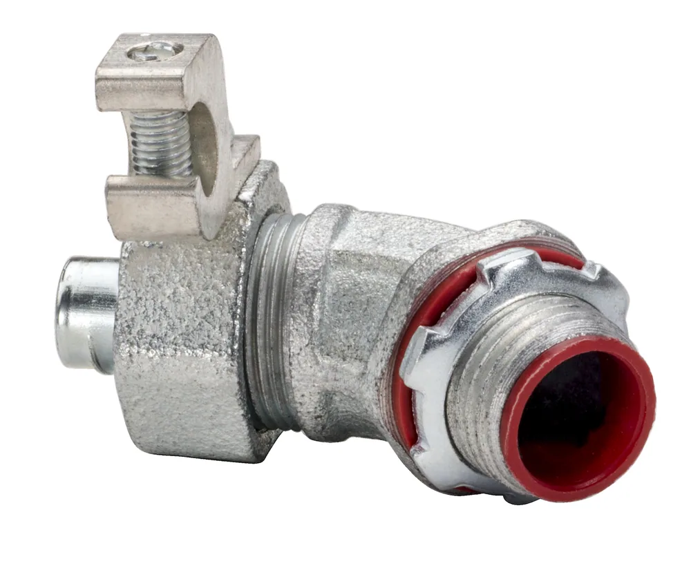 CONECTOR DE 45° LIGERO CON ZAPATA MACHO 14-4 DE 3/8"