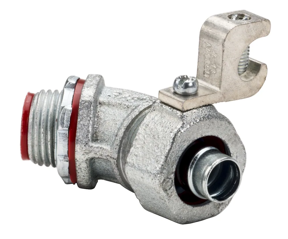 CONECTOR DE 45° LIGERO CON ZAPATA MACHO 14-4 DE 1/2"