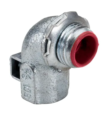 CONECTOR SILLA 1/2" 90 GRADOS CON MORDAZA SUPERIOR