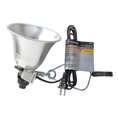 LÁMPARA CON ABRAZADERA CON CABLE DE 6' Y REFLECTOR DE 5.5"