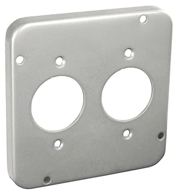 Tapa Industrial Cuadrada 4-11/16", Levantada 1/2" - Diámetro 1.62"
