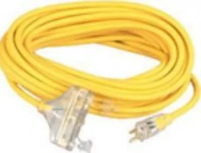 SOUTHWIRE, POLAR SOLAR 12/3 SEOW 2' AMARILLO CONEXIÓN TRIPLE EXTERIOR PARA CLIMA FRÍO CON INDICADOR DE LUZ DE ENERGÍA