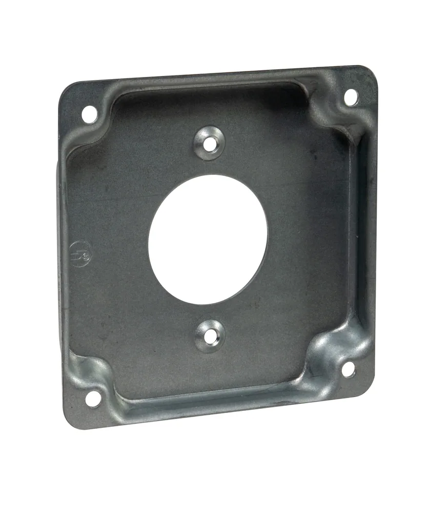 Tapa de Superficie Industrial Cuadrada 4", 1/2" Elevada - Diámetro 1.594"